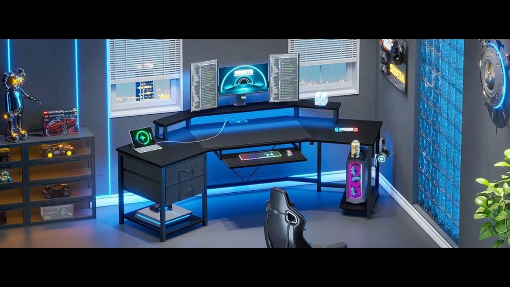 Best Gaming Desks for Under $800 with LED Lights and USB Ports